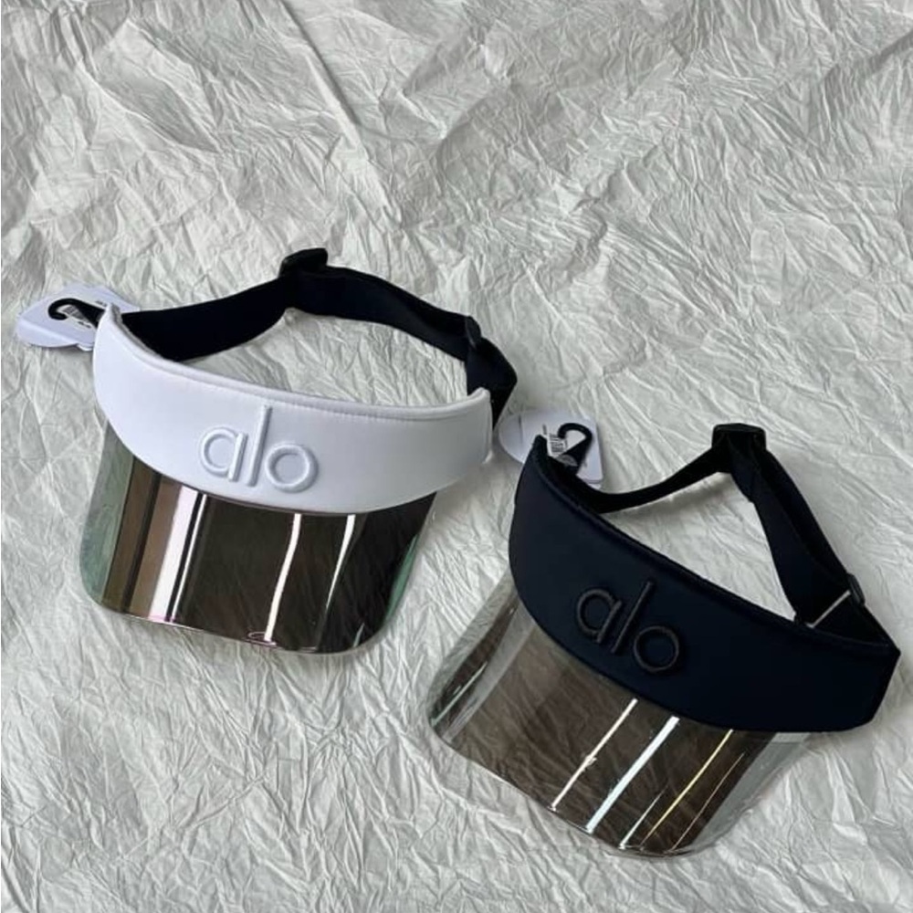 Alo White and Black Visors